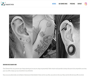 Création du site Diamant Noir en Responsive Web Design, création de site internet Lausanne, Echallens, Vaud, Neuchâtel, Jura, Fribourg, Valais, Suisse